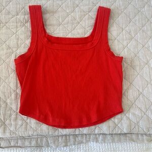 Madewell Tailored Cropped Tank Top